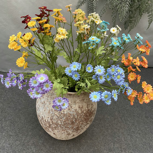 Usine de fleurs artificielles Meiyu Craft, chrysanthèmes, marguerites, 30cm-100cm, décoration de mariage, décoration de la maison, accessoires de photographie - Product Image 2
