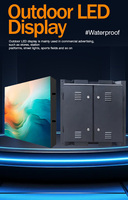 Layar Video Wall LED Outdoor MLS P3 P4 P5 P6 P8 P10 untuk Iklan, Tahan Air, Tahan Lama, Kecerahan Tinggi