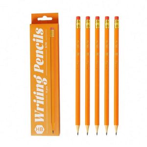 High Quality 12-Piece <b>Classic</b> Strip Standard HB Pencil Set Hot Sale School Student Stationery Eraser Promotional Writing Pencils - Product Image 4