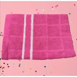 Serviette de bain 20 Leslie 100% coton, économique, rectangulaire, pour usage domestique, couleur unie, tissée, pour adulte - Product Image 3