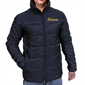เสื้อแจ็คเก็ตบุใยสังเคราะห์สำหรับผู้ชาย Aero รุ่น Winter Quilted Puffer ผลิตจากโพลีเอสเตอร์ 100% บุขนสัตว์ลายสก็อต สวมใส่สบาย ระบายอากาศได้ดี เป็นมิตรต่อสิ่งแวดล้อม - Product Image 1