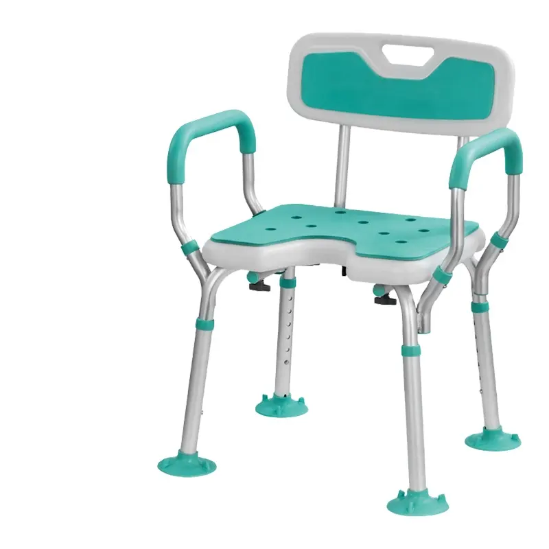 נייד אמבטיה כיסא עבור נכים אלומיניום מסגרת אור משקל רפואי חד פעמי מוצרים נכות מוצרים