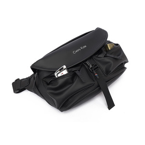 Sac de Poitrine Homme Multi-Poches en PU Imperméable – Sac à Bandoulière Unique Décontracté pour Voyage et Activités de Plein Air – Sac Bandoulière Tendance - Product Image 4