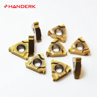 HANDERK 16ER1.5ISO 16IR1.5ISO Laydown Threading Insert TiAlN Coated Carbide CNC Thread Inserts for CNC Cutting Tool