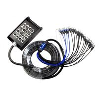 Câble audio multipaire XLR professionnel SNB01 OEM avec boîtier de scène, 8/12/16/20/24/32 canaux