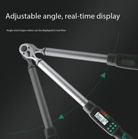 Clé dynamométrique numérique intelligente électronique avec mesure d'angle, Wi-Fi, Bluetooth, RF, haute précision, mesure de force en kg