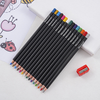 Xin Bowen crayon personnalisé 15pcs crayons de couleur tige noire ensemble de crayons à dessin pour enfants et étudiants