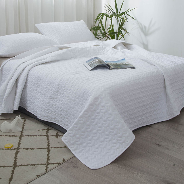 Lightweight 3-Piece 3D Technics Full Queen Size Bedspread Coverlet Soft Home Quilt Set for All Seasons