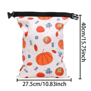 Nouveau bébé sacs <span class=keywords><strong>à</strong></span> couches 27.5*40Cm imprimé <span class=keywords><strong>sac</strong></span> humide organisateur avec Snack Clip et boucle étanche <span class=keywords><strong>sac</strong></span> humide <span class=keywords><strong>sac</strong></span> <span class=keywords><strong>à</strong></span> main pour voyage <span class=keywords><strong>à</strong></span> domicile - Product Image 2