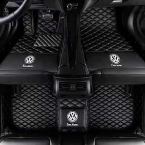 Alfombrillas de Coche Personalizadas de Cuero con Diseño de Camuflaje Forestal, de 10 mm de Grosor, Juego Completo de 5 Piezas para Tesla, Volkswagen, Range Rover - Product Image 5