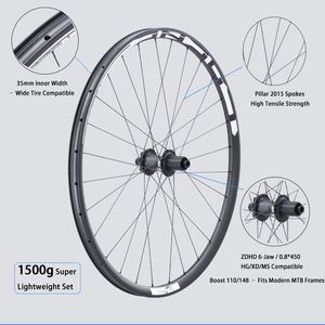 Jeu de roues de <span class=keywords><strong>VTT</strong></span> BLAZZEN ZERO Ultra Light T800 en alliage de carbone 27,5/<span class=keywords><strong>29</strong></span> pouces, largeur 30 mm, frein à disque 6 boulons, 28H, roues de vélo <span class=keywords><strong>tubeless</strong></span> - Product Image 3
