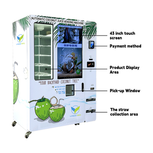 ตู้จำหน่ายมะพร้าวสดพร้อมระบบลิฟต์อัตโนมัติ Wx-h32 Vfresh บริการตัวเองตลอด 24 ชั่วโมง ความจุขนาดใหญ่ เหมาะสำหรับสถานที่ท่องเที่ยว - Product Image 6