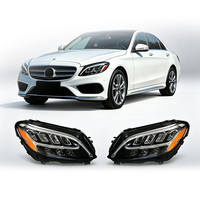 Feux avant de voiture 2059061561 2059066004 Classe C W205 Remplacement automobile Spécifications américaines Phare LED Gauche Droit pour Mercedes 2015-2018/2019-2021
