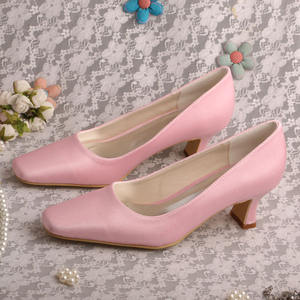 (22 لونا) ساحة تو اضافية واسعة أحذية الزفاف الساتان - Product Image 2