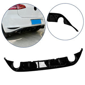 Becquet arrière en plastique fibre de carbone pour pare-chocs arrière, diffuseur de style <span class=keywords><strong>TCR</strong></span> pour VW Volkswagen Golf MK <span class=keywords><strong>7</strong></span> - Product Image 1