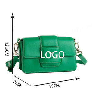 PU <b>Leather</b> Fashion <b>Lady</b> Single Shoulder Messenger <b>Bag</b> with Chain Zipper Closure Handbags - Product Image 4