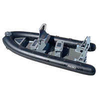 Bateau pneumatique de haute qualité 17 pieds Rhib 540 en aluminium RIB Hypalon/PVC pour la pêche en bateau