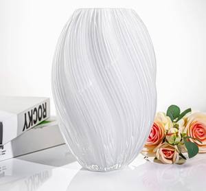 Vase en verre crème à vent, vente chaude, d'occasion, haut de gamme, moderne, minimaliste, vase en verre hydroponique pour la maison - Product Image 6