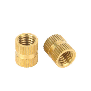 Tuercas de inserción rectas de cobre moldeadas a través del orificio M2 M2.5 M3 M4 - Product Image 3