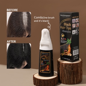 Crème Colorante Semi-Permanente Professionnelle OEM de Qualité Supérieure au Ginseng Noir pour Salon, Faible Teneur en Ammoniaque, pour Usage Professionnel - Product Image 1