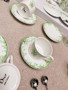 Ensemble de café de luxe série D, 15 pièces, tasses et soucoupes, bouilloire - Product Image 5