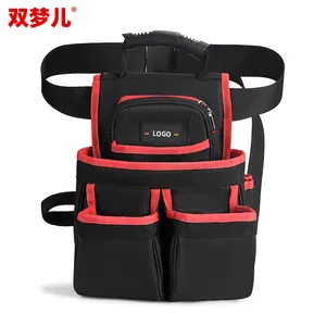 Ceinture à outils la plus confortable pour les travailleurs de la construction Sac noir Logo personnalisé Style caoutchouc Pcs Couleur