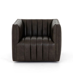 โซฟาหนังห้องนั่งเล่นทันสมัย โซฟาหมุน เก้าอี้โซฟาแบบนั่งเดี่ยว - Product Image 1