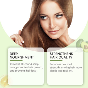 <span class=keywords><strong>Champú</strong></span> Orgánico de 100 ml con Extracto de Aguacate y Aioli para el Crecimiento del Cabello, Hidratante, Anticaspa y Control de Grasa para Hombre con Concentración de Aceite - Product Image 2