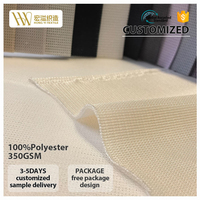 Tela de Malla Tejida de 3 Capas, 100% Poliéster, Colores Sólidos Personalizados, Transpirable, Impermeable, de Secado Rápido, Ecológica y Ligera