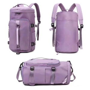 Bolsa de lona impermeable de gran capacidad personalizada al por mayor muestra gratuita bolsa de gimnasio espacio de zapatos para hombres y mujeres para uso en gimnasio de viaje deportivo - Product Image 3