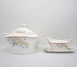 <span class=keywords><strong>Service</strong></span> de table turc simple 62 pièces, nouvelle <span class=keywords><strong>vaisselle</strong></span> en <span class=keywords><strong>porcelaine</strong></span> en os, <span class=keywords><strong>service</strong></span> de table carré, services de table complets - Product Image 4