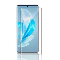 Protection d'écran en verre trempé 3D incurvé avec colle intégrale pour vivo V30e V29e V30 V29 V27 Pro Y200 S18