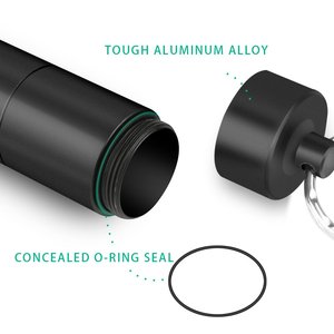 Hợp Kim Nhôm Kim Loại Pocket Pill Box <span class=keywords><strong>Container</strong></span> 3 Ngăn Y Học Không Thấm Nước Pill Bao Bì Hộp - Product Image 4