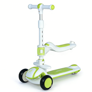 Trottinette pliable pour enfants à la mode, à trois roues, plus stable et au design élégant. Les garçons et les filles - Product Image 1
