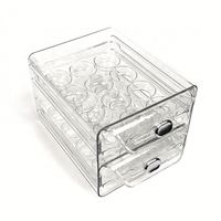 Boîte de stockage d'oeufs de grande capacité de type tiroir ménager scellé de qualité alimentaire