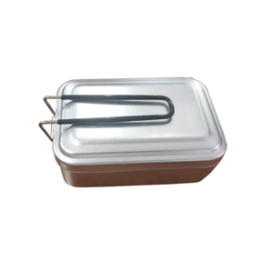 Boîte à lunch vintage en aluminium, portable, pour le campus, les voyages en plein air, avec logo personnalisé, disponible en plusieurs tailles de 500 ml à 800 ml. - Product Image 4
