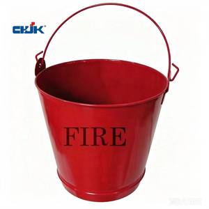 Seau à sable anti-incendie en acier rouge Jinkai, revêtement en poudre, durable, recyclable, personnalisable, pour situations d'urgence - Product Image 5