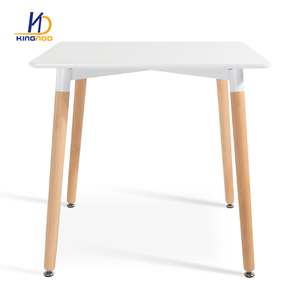 KINGNOD Contemporary <strong>Kitchen</strong> Furniture Solid Wood MDF <strong>Square</strong> Dining <strong>Table</strong> - Product Image 1