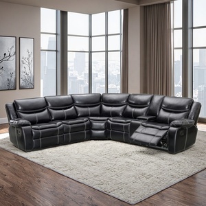<span class=keywords><strong>CY</strong></span> muebles de sala de estar Color personalizado eléctrico de lujo seccional ajustable cuero reclinable esquina sofá silla conjunto - Product Image 2