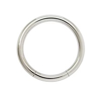 Anneau segmenté en acier inoxydable pour piercing corporel, cadeau pour enfant, piercing génital masculin, anneau Prince Albert, poids d'expansion, plugs d'oreille
