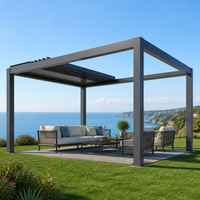 Выдвижная пергола (Pergola Rétractable), водонепроницаемый алюминиевый павильон-беседка для вечеринок и мероприятий
