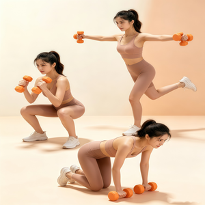 CZFIT New Solid Ladies' Home <b>Dumbbells</b>, Anti slip and Waterproof, Comfortable Grip, No Calluses After Prolonged Use - Product Image 6