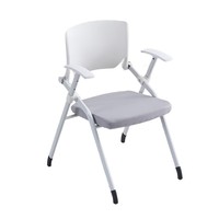 Chaise de bureau ergonomique en maille pivotante pour visiteurs, siège de conférence contemporain sur roulettes