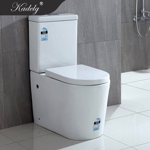 <span class=keywords><strong>Inodoro</strong></span> de Lujo Moderno de Dos Piezas, Alargado, de Cerámica, con Doble Descarga, Drenaje Horizontal/<span class=keywords><strong>Vertical</strong></span>, con Sifón en P y Sifón en S - Product Image 1