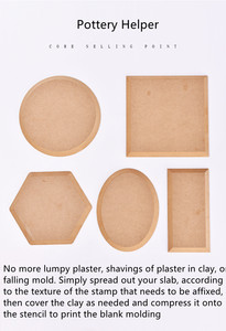 Bền Gốm Công Cụ Trống Mật Độ Bảng Khuôn Mô Hình Cho Đất Sét Đúc Overhanging Khuôn Tính Năng Cho Nguồn Cung Cấp Nghệ Thuật - Product Image 3