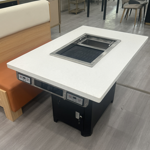 <span class=keywords><strong>Table</strong></span> de <span class=keywords><strong>Barbecue</strong></span> de Bateau à Vapeur Coréen Moderne <span class=keywords><strong>Barbecue</strong></span> Électrique Sans Fumée Cuisinière à Induction Multi Hot Pot <span class=keywords><strong>Table</strong></span> à Manger pour <span class=keywords><strong>Restaurant</strong></span> - Product Image 5