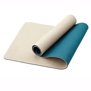 Tapete de Yoga Ecológico Blanco de 6mm de Caucho Natural Antideslizante e Impermeable, Tapete de Gimnasio con Logotipo Personalizado, Biodegradable - Product Image 1