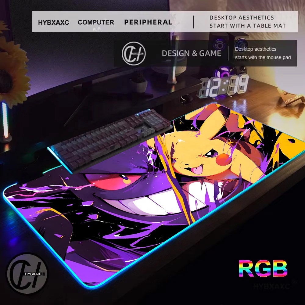 Mouse Pad, Square Mousepad, Non-Slip Rubber Base Mouse Mat