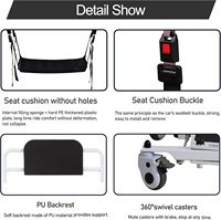 Fauteuil inclinable électrique pliable, fauteuil releveur réglable, aide au lever pour les personnes âgées, siège de transfert médical à domicile, voiture