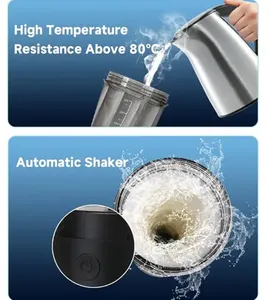 Popolare mini frullatore portatile USB elettrico proteico Shaker bottiglia Sport <span class=keywords><strong>palestra</strong></span> bottiglia d'acqua - Product Image 6